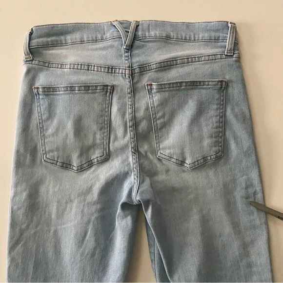 New Veronica Beard Carolyn Tuxedo Stripe Baby Boot Jeans Size 28/6 - Picture 10 of 11